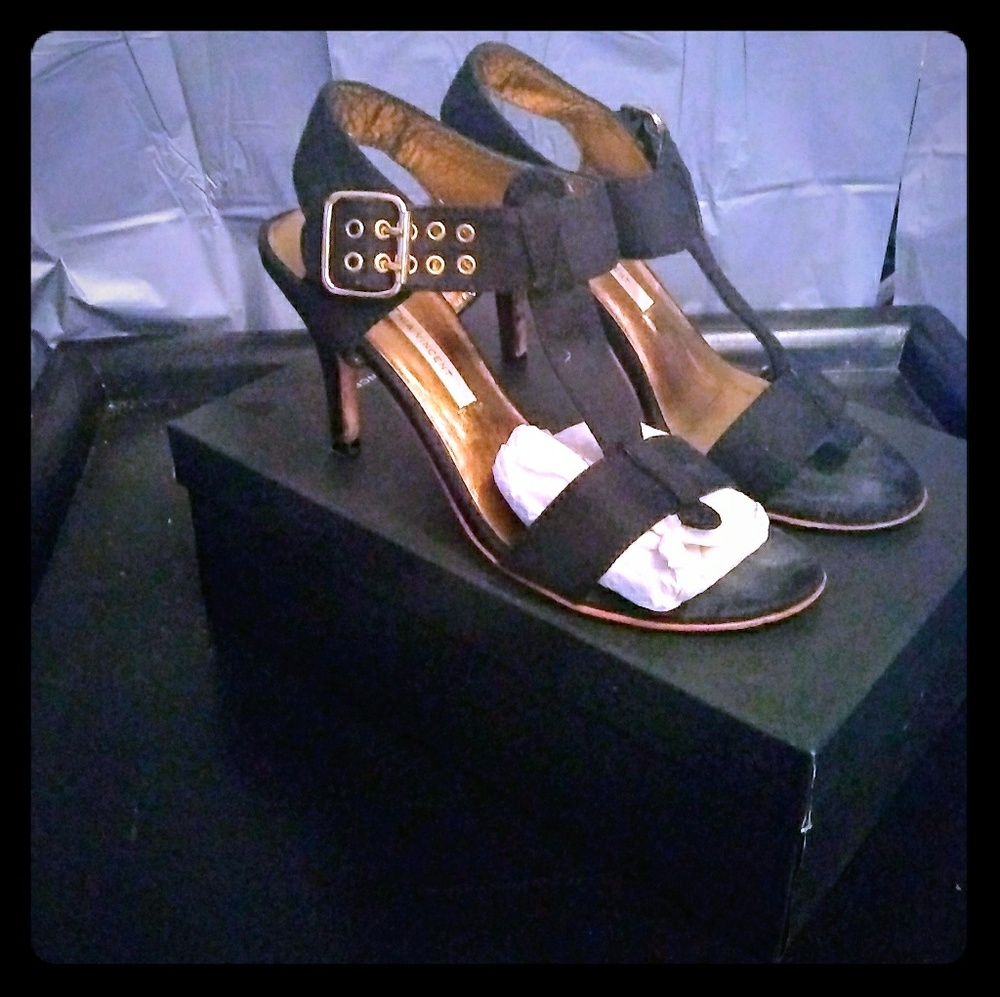 Cynthia Vincent ankle strap heels